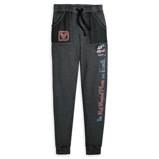 Walt Disney World Mickey and Minnie Mouse Kiss Lounge Pants for Women - World of Treasures