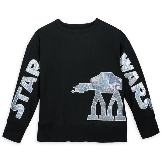 Disney Star Wars AT-AT Walker Pullover Sweatshirt Top for Women - World of Treasures