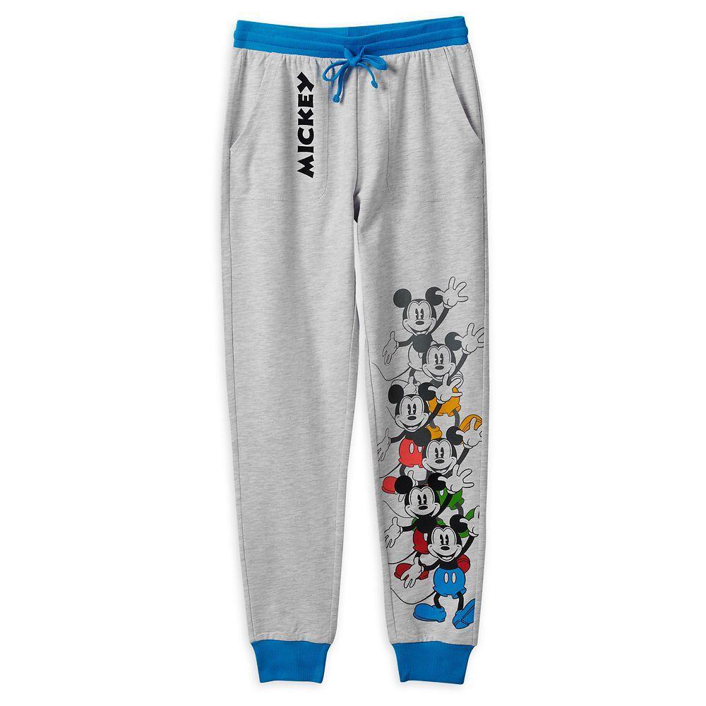 Disney Colorful Mickey Mouse Lounge Jogger Pants for Women - World of Treasures