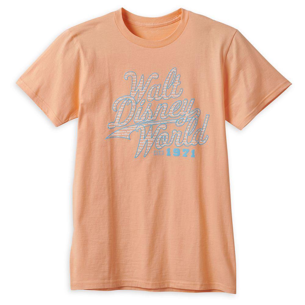 Walt Disney World Collegiate Script T-Shirt for Adults - World of Treasures