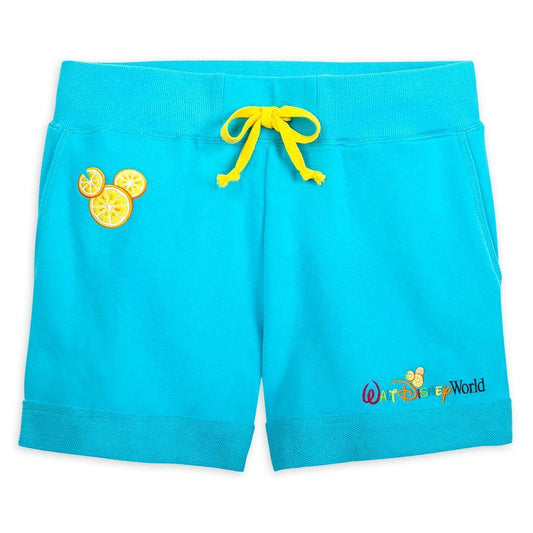 Walt Disney World Mickey Mouse Lemon Icon Shorts for Women - World of Treasures