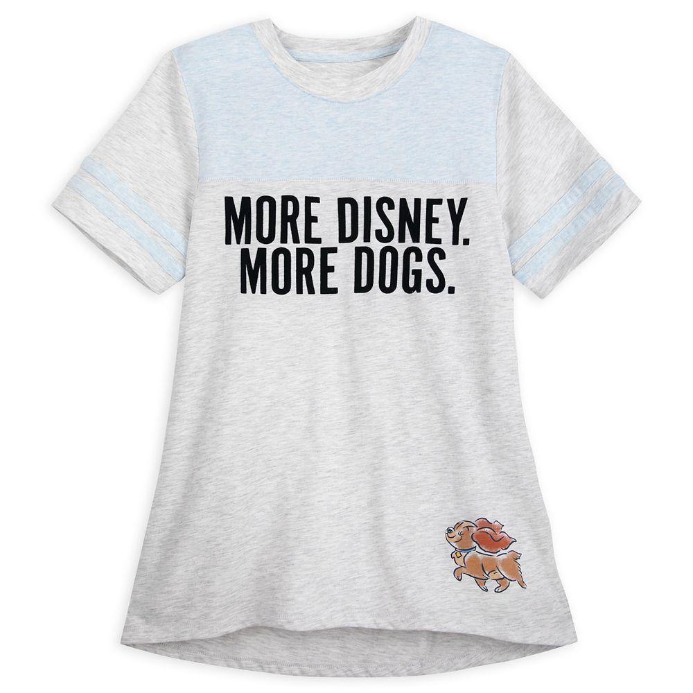 Disney Lady ''More Disney. More Dogs'' T-Shirt for Women – Lady and the Tramp - World of Treasures