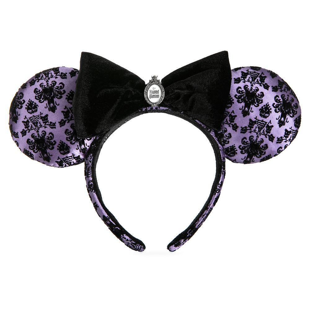 Disney Minnie Mouse Haunted Mansion Wallpaper Ear Headband - World of Treasures
