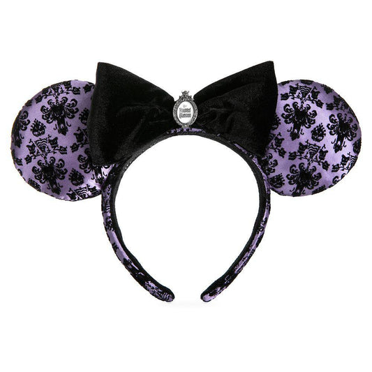 Disney Minnie Mouse Haunted Mansion Wallpaper Ear Headband - World of Treasures