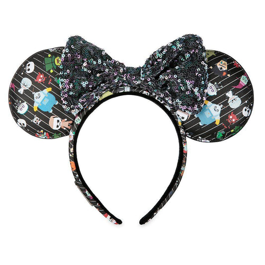 Disney The Nightmare Before Christmas Minnie Mouse Ear Headband by Loungefly - World of Treasures