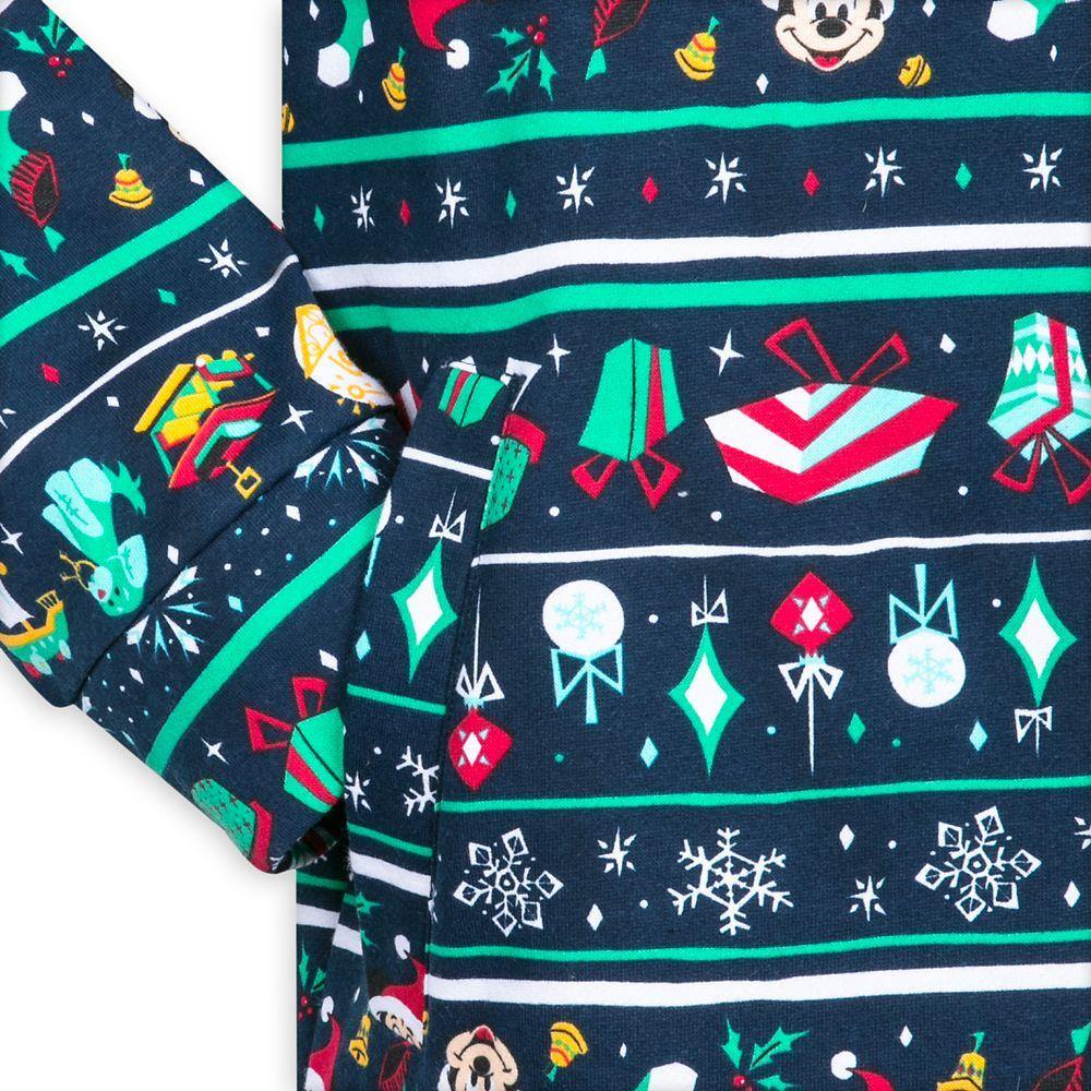 Disney Mickey Mouse Holiday Christmas Bodysuit Pajama for Men - World of Treasures