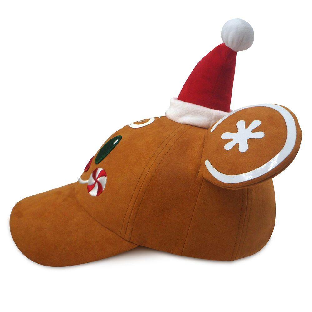 Walt Disney World Mickey Mouse Gingerbread Man Holiday Baseball Hat - World of Treasures