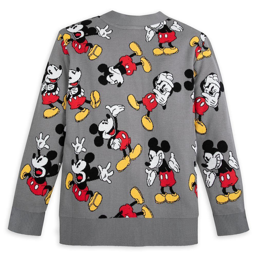 Mickey Mouse Knit Cardigan for Adults- store LARGE