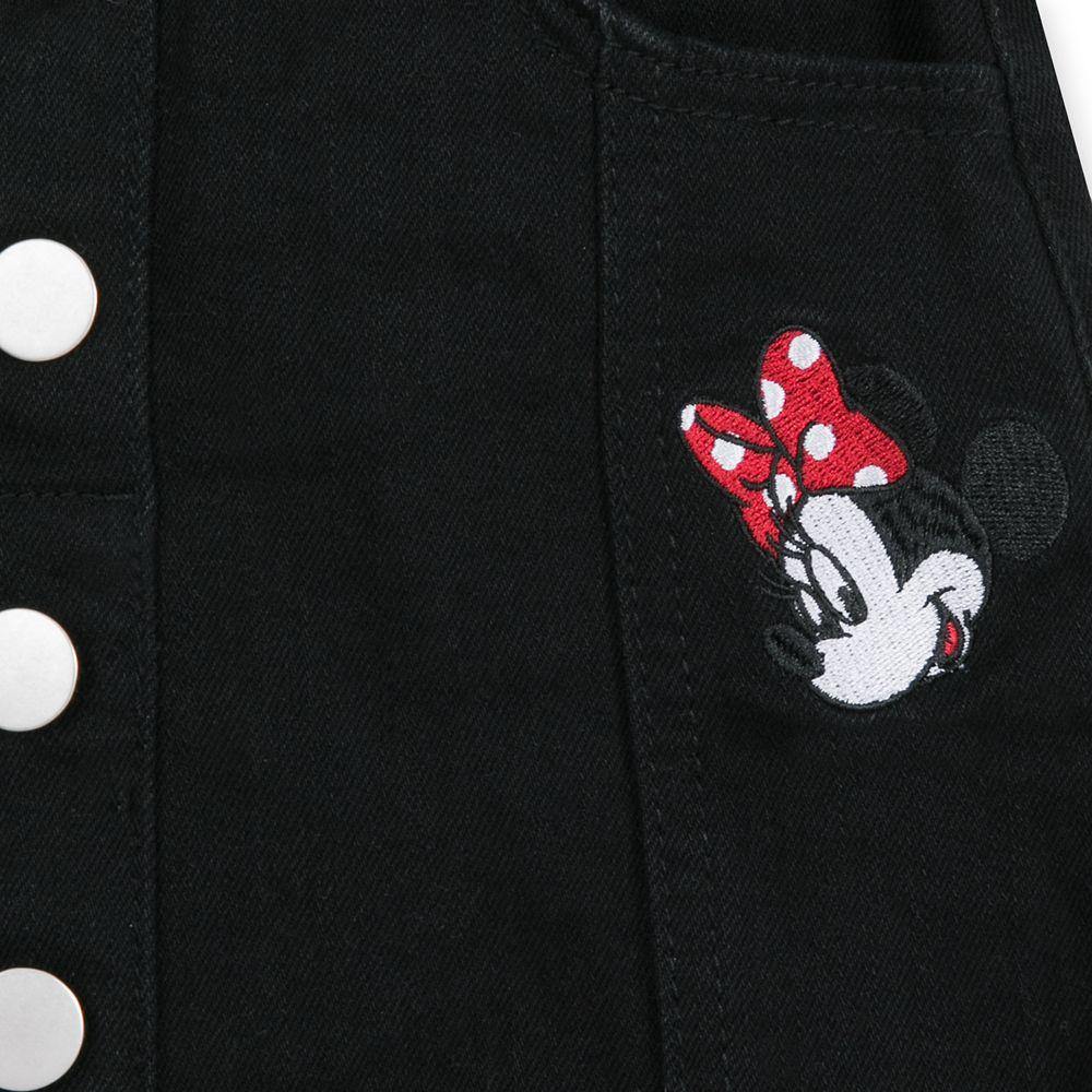 Disney Minnie Mouse Black Denim Skirt for Girls - World of Treasures