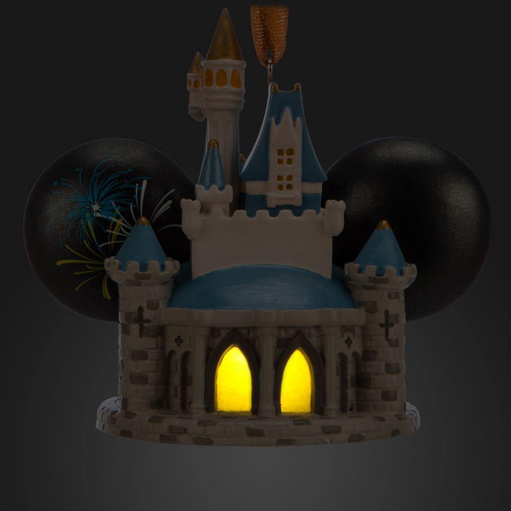 Disney World Cinderella Castle Light-Up Ear Hat Ornament - World of Treasures