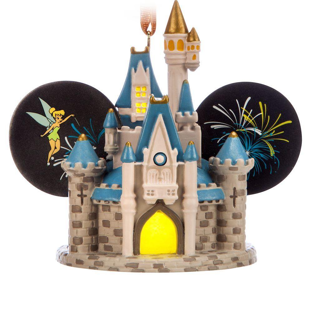 Disney World Cinderella Castle Light-Up Ear Hat Ornament - World of Treasures