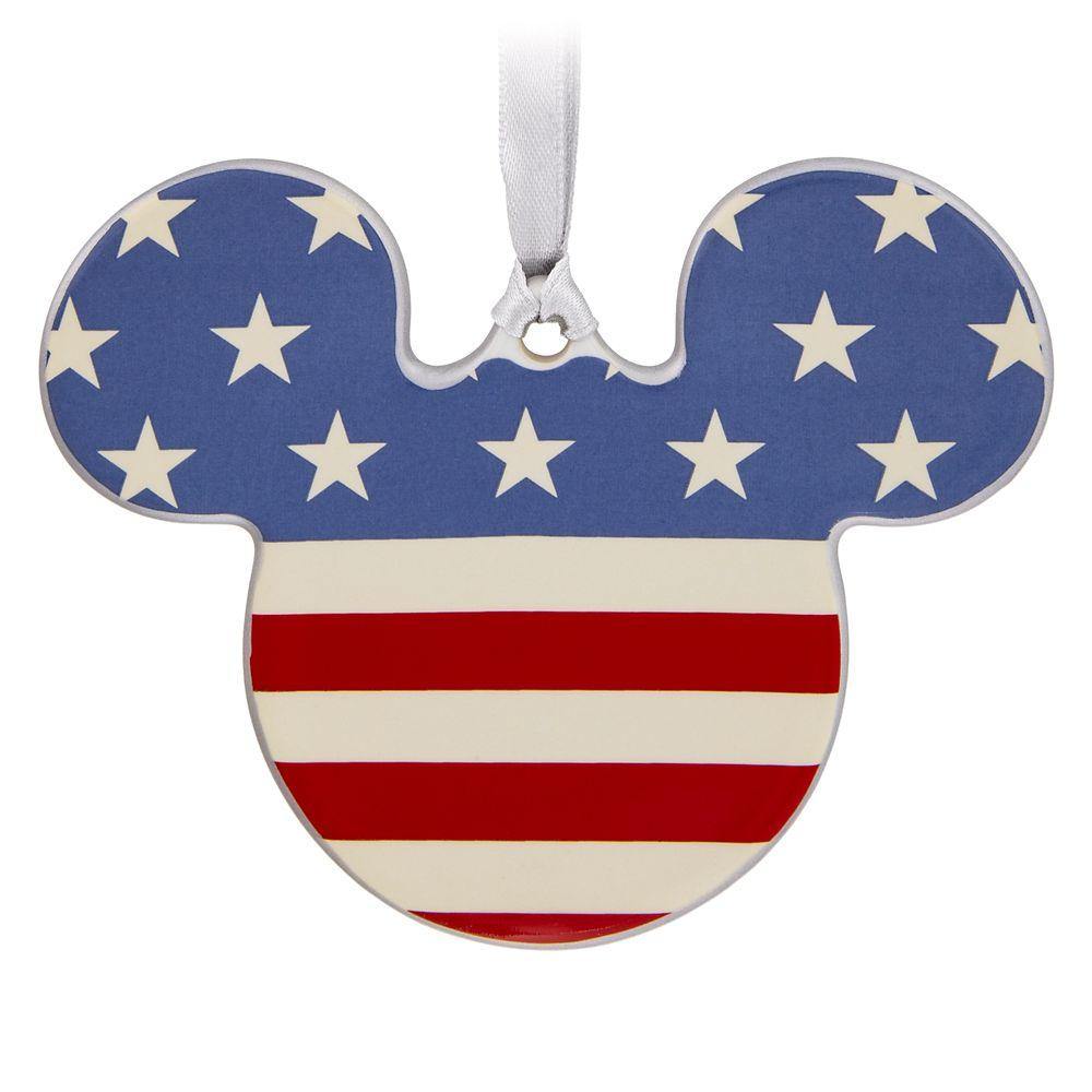 Disney Mickey and Minnie Mouse Americana Ornament - World of Treasures