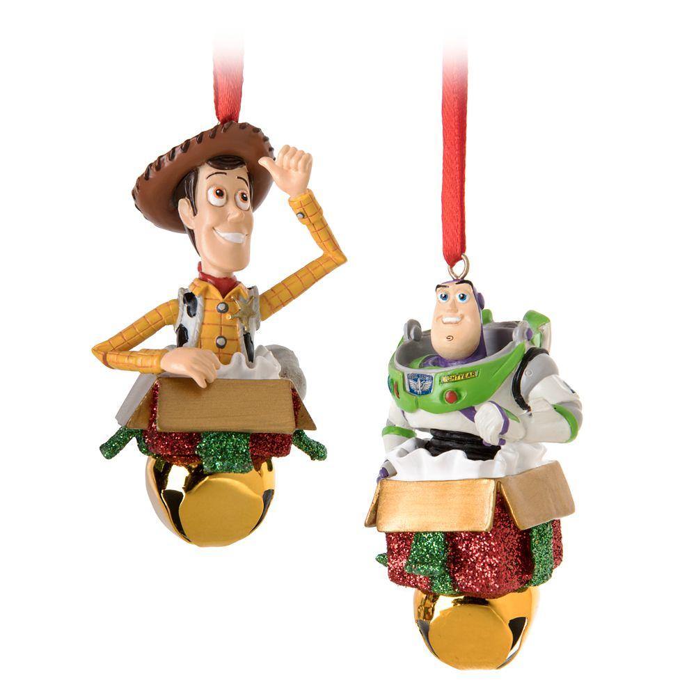 Disney Woody and Buzz Lightyear Bell Ornament Set - World of Treasures