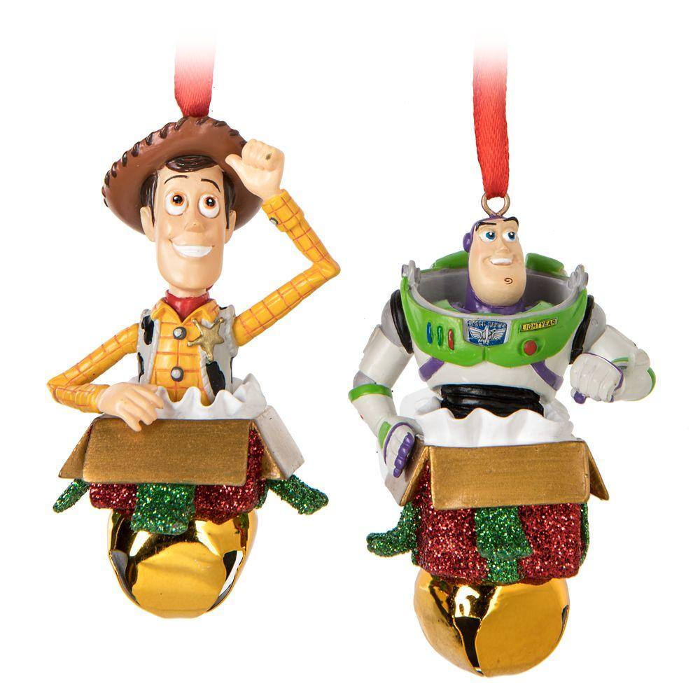 Disney Woody and Buzz Lightyear Bell Ornament Set - World of Treasures