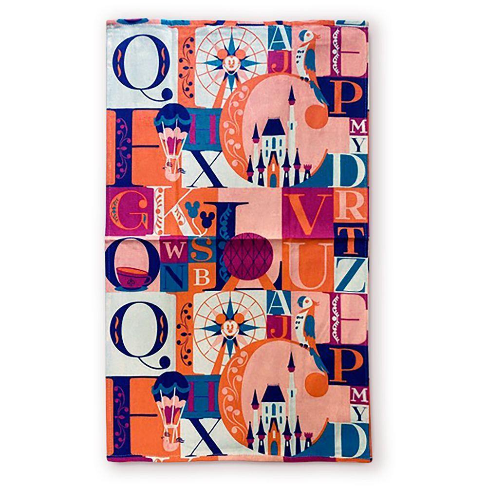 Disney Parks ABC Kitchen Towel - World of Treasures