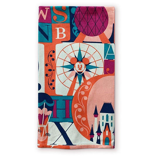 Disney Parks ABC Kitchen Towel - World of Treasures