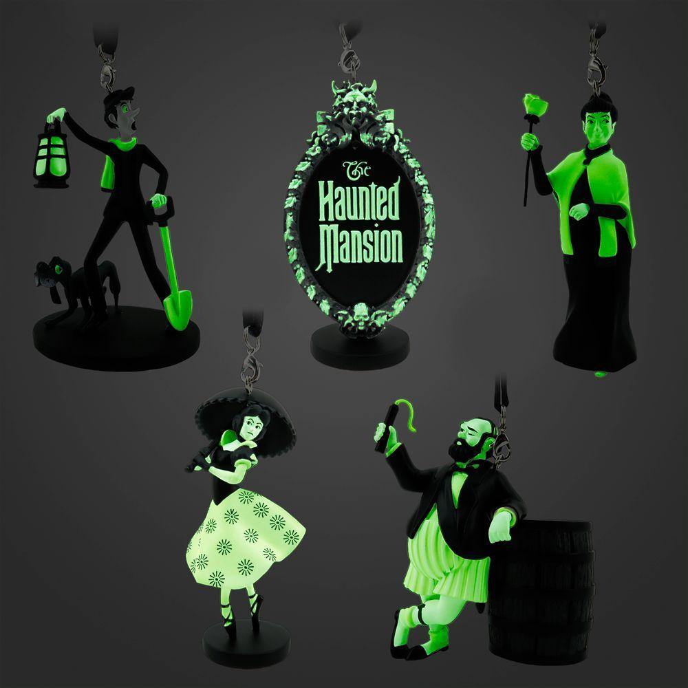 Disney The Haunted Mansion Glow-in-the-Dark Ornament Set - World of Treasures