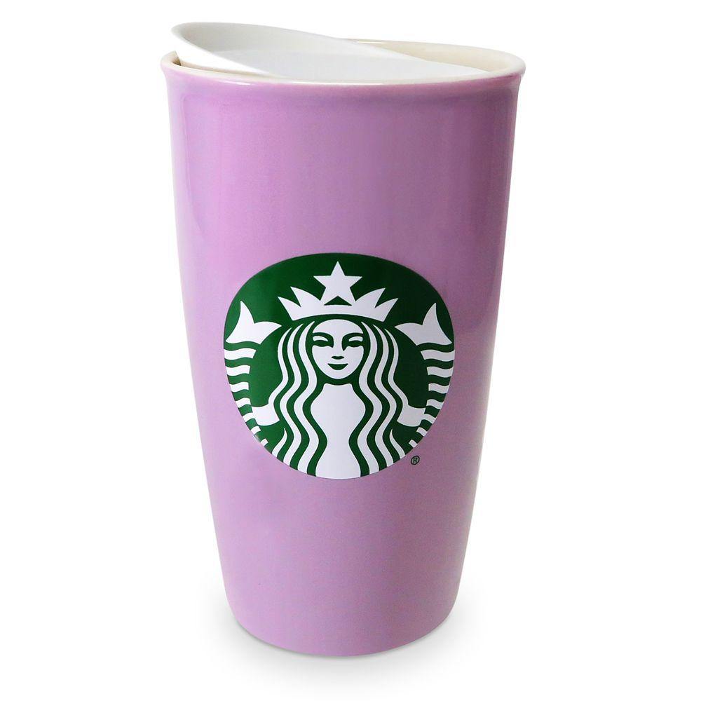 Magic Kingdom Starbucks Ceramic Travel Tumbler - World of Treasures