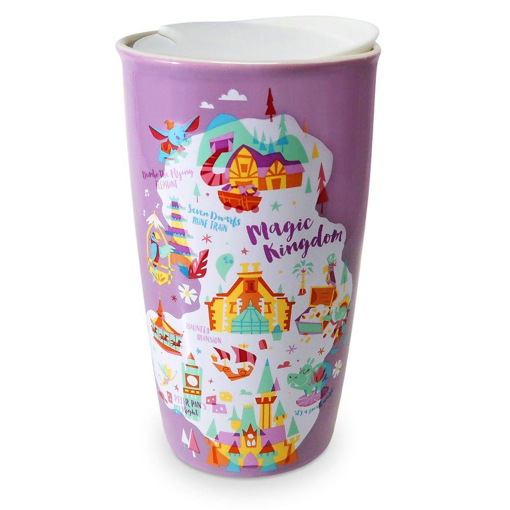 Magic Kingdom Starbucks Ceramic Travel Tumbler - World of Treasures