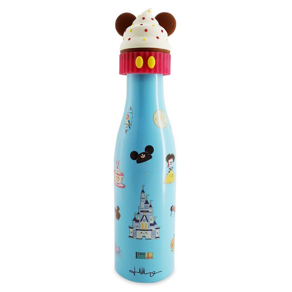 Disney Parks Stainless Steel Water Bottle and Toppers Set by Jerrod Maruyama - World of Treasures