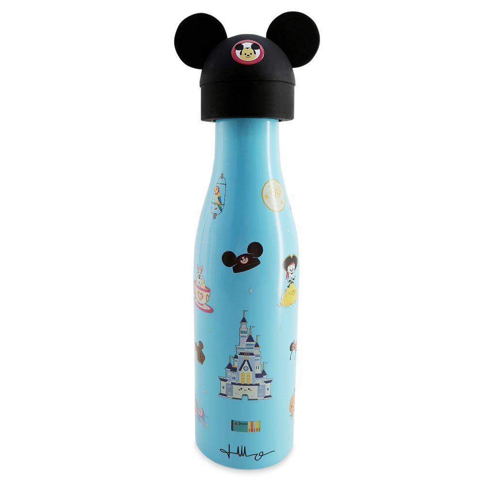 Disney Parks Stainless Steel Water Bottle and Toppers Set by Jerrod Maruyama - World of Treasures