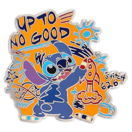 Stitch ''Up to No Good'' Pin - World of Treasures