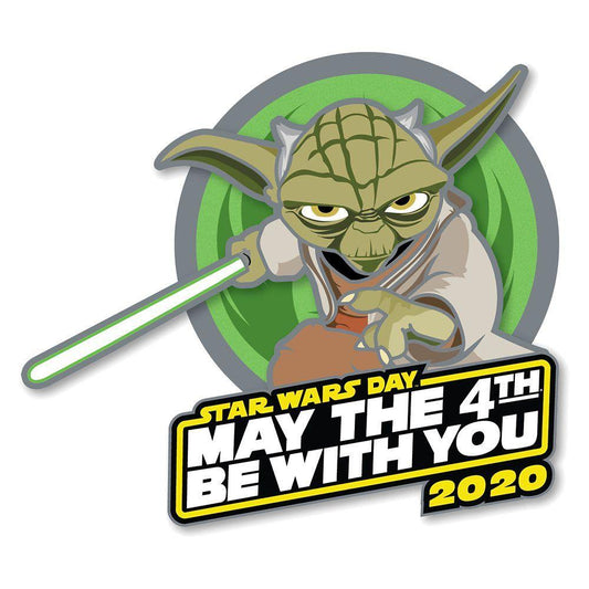 Yoda ''May the 4th Be With You'' 2020 Pin – Star Wars Day – Limited Release - World of Treasures