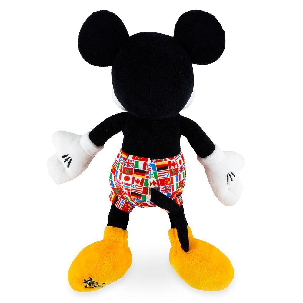 Disney Mickey Mouse Epcot Flags Plush – 11'' - World of Treasures