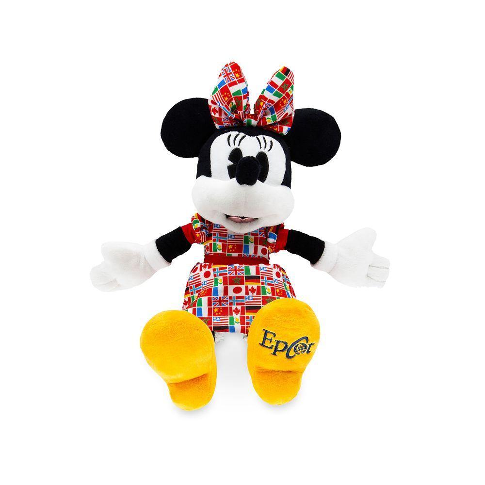 Minnie Mouse Epcot Flags Plush – 11'' - World of Treasures