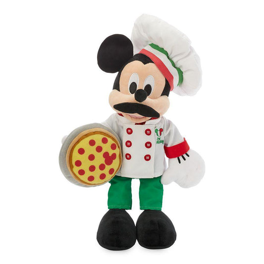 Mickey Mouse Chef Plush – Italy – World Showcase – Small – 15'' - World of Treasures