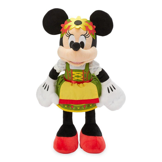 Disney Epcot Germany World Showcase Minnie Mouse Bavarian Plush – 13'' - World of Treasures