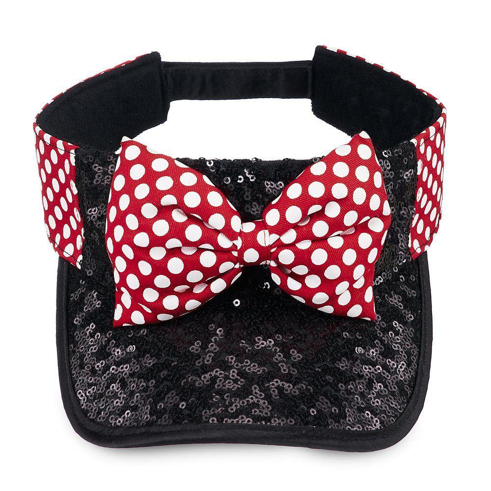 Disney Minnie Mouse Sequin Visor for Adults - World of Treasures