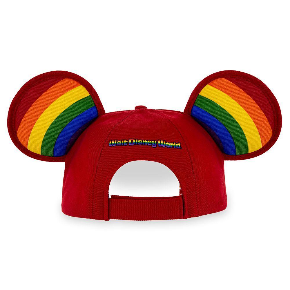 Disney World Rainbow Disney Collection Mickey Mouse Ears Baseball Cap for Adults - World of Treasures