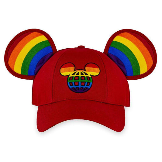 Disney World Rainbow Disney Collection Mickey Mouse Ears Baseball Cap for Adults - World of Treasures