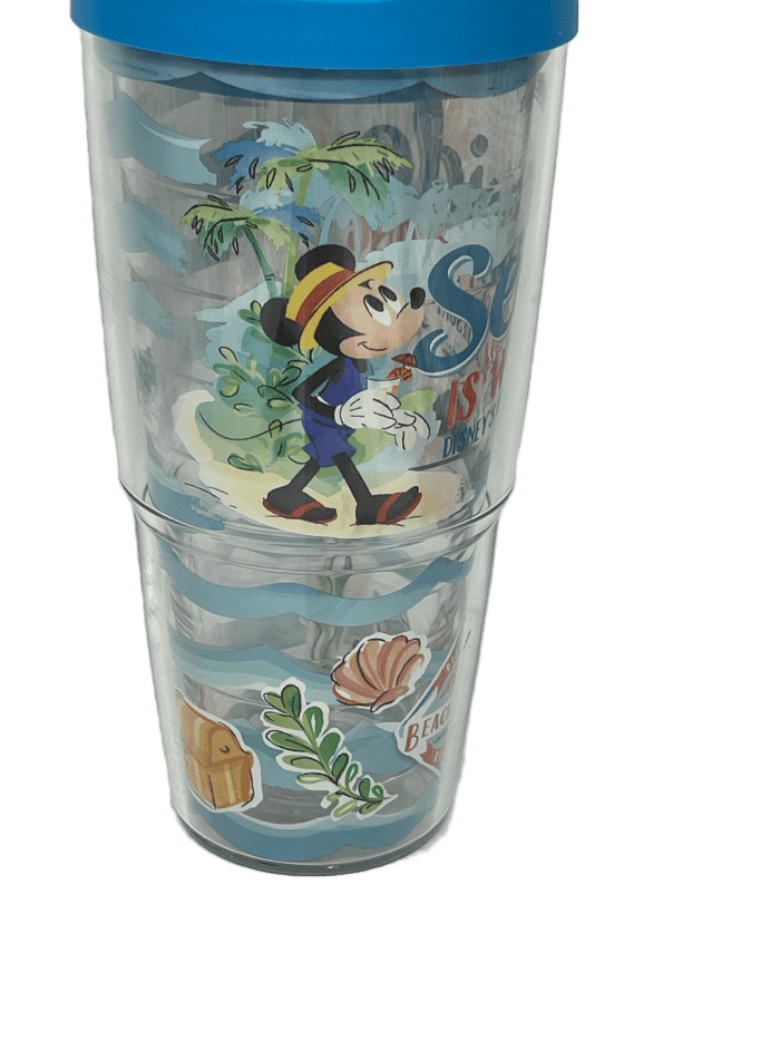 Disney Beach Club Resort Mickey Tervis Tumbler Cup with Lid