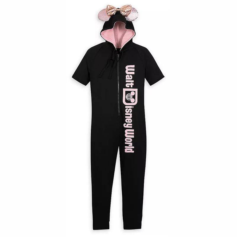 Disney Minnie Mouse Rose Gold Womens Onesie Bodysuit Pajamas - World of Treasures