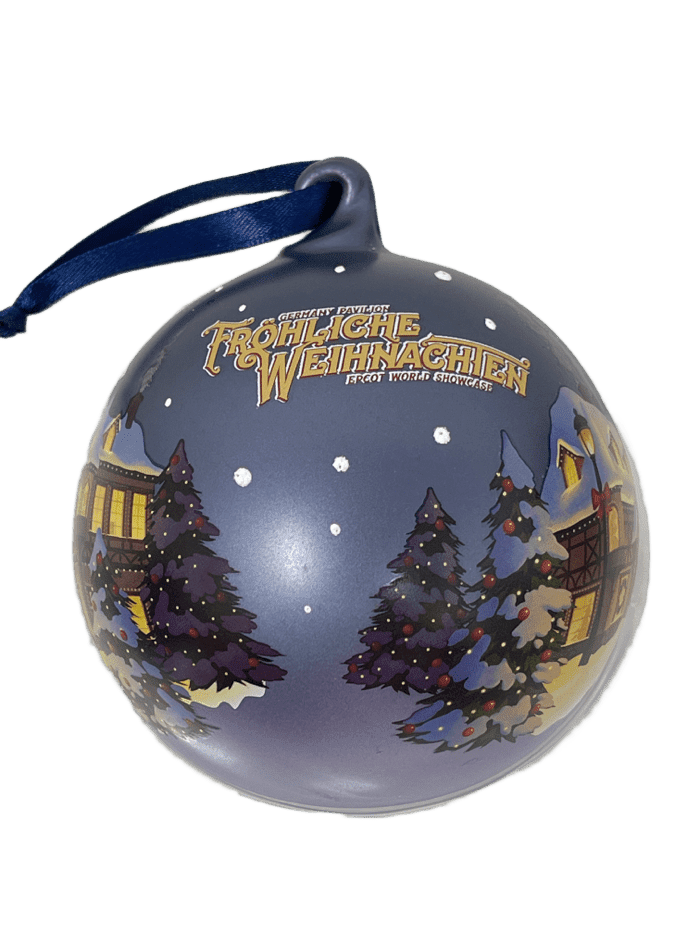 Disney Epcot Germany Frohliche Weihnachten Mickey and Minnie Ornament