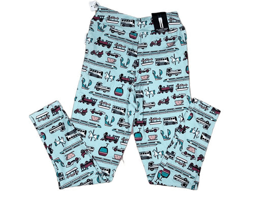 Disney Transportation Leggings by Her Universe-Monorail, Carousel Horse, Tram, S