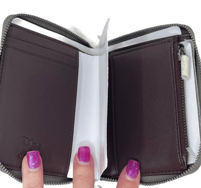 Disney X COACH Goofy Grey Small Zip Around Wallet