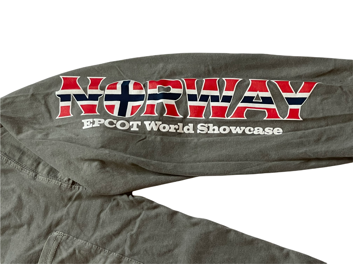 Disney Epcot Norway World Showcase Mickey Ski Long Sleeve Shirt