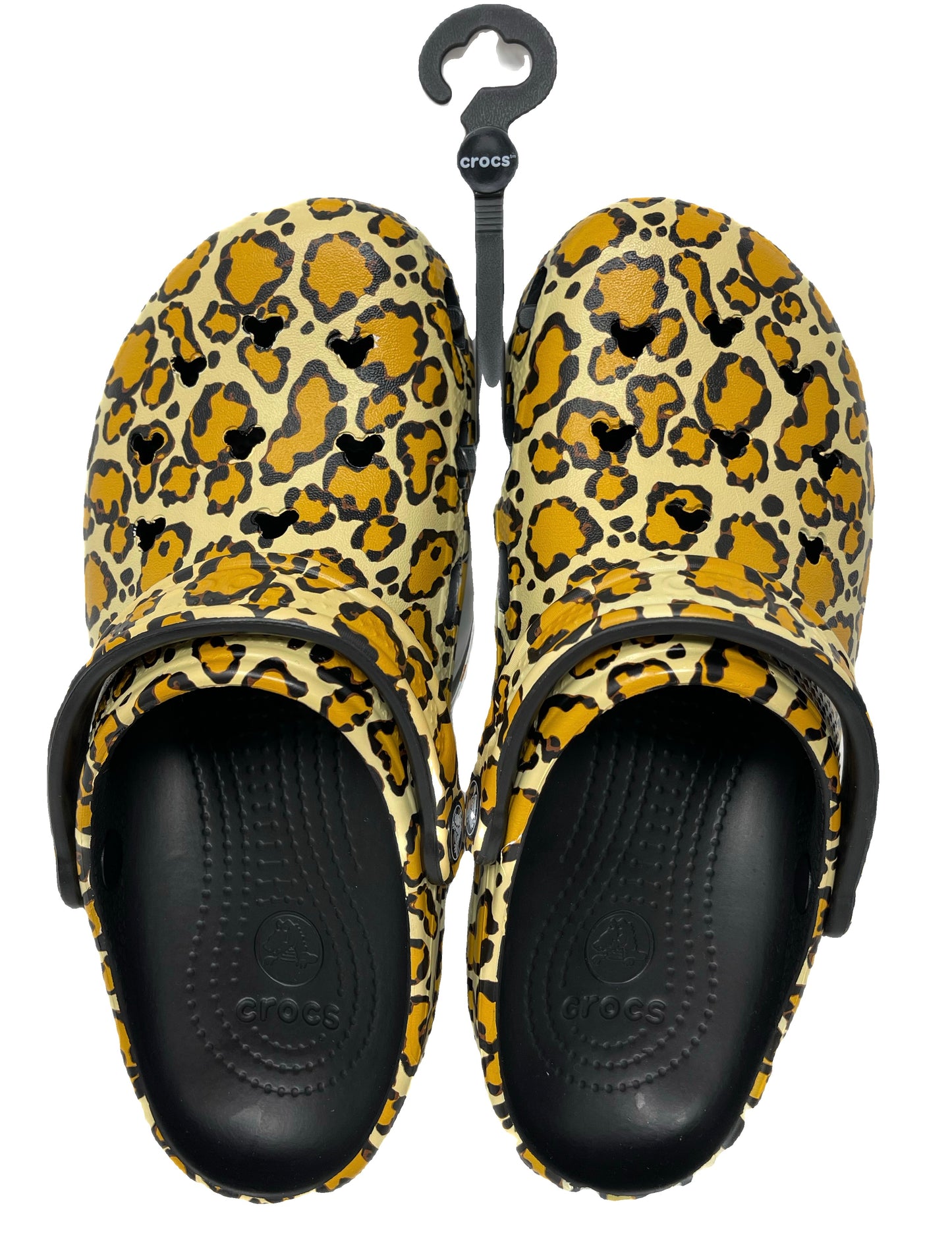 Disney Animal Kingdom Mickey Leopard Spots Crocs