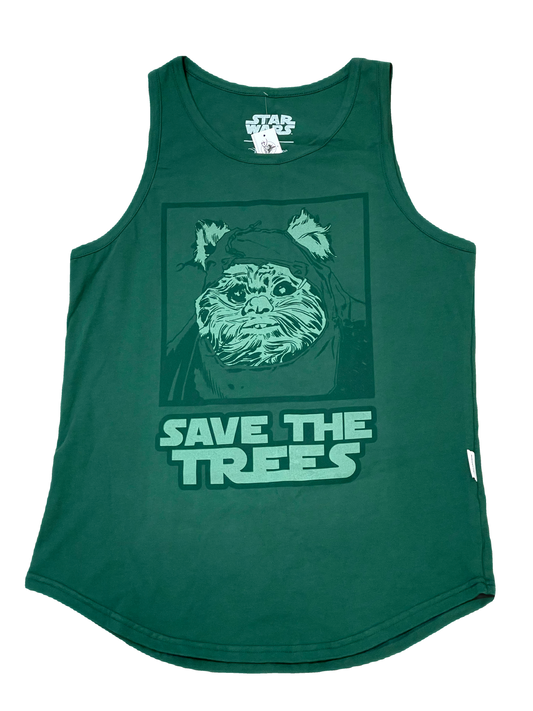 Disney Star Wars Ewok Tank Top Shirt by Our Universe-Save The Trees