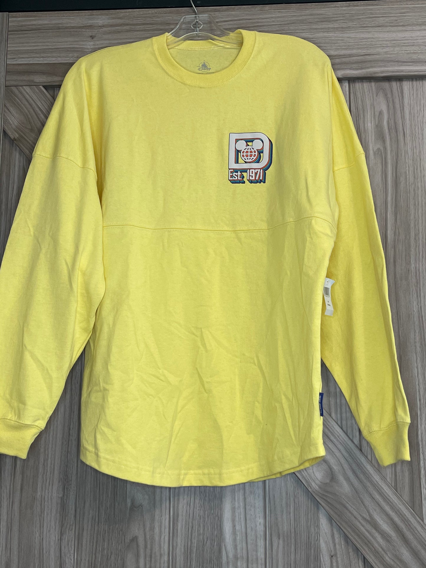 Walt Disney World Logo Spirit Jersey for Adults – Retro Yellow