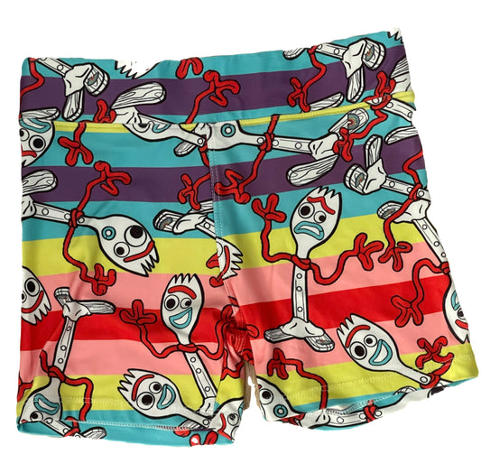 Disney Toy Story 4 Forky Bike Shorts for Kids XL