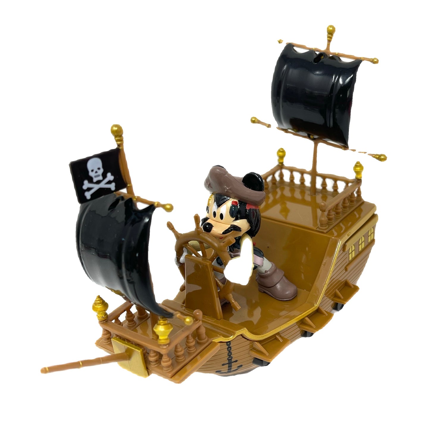 Disney Pirates of the Caribbean Mickey Pullback Race Pirate Boat