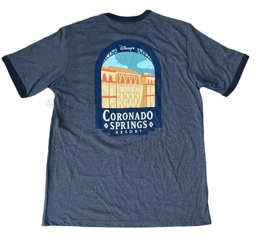 Disney Coronado Springs Resort Men’s Unisex Ringer Shirt