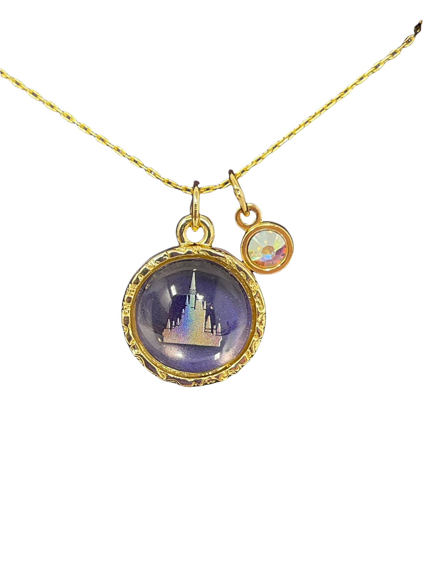 Walt Disney World 50th Anniversary Castle Alex and Ani Necklace