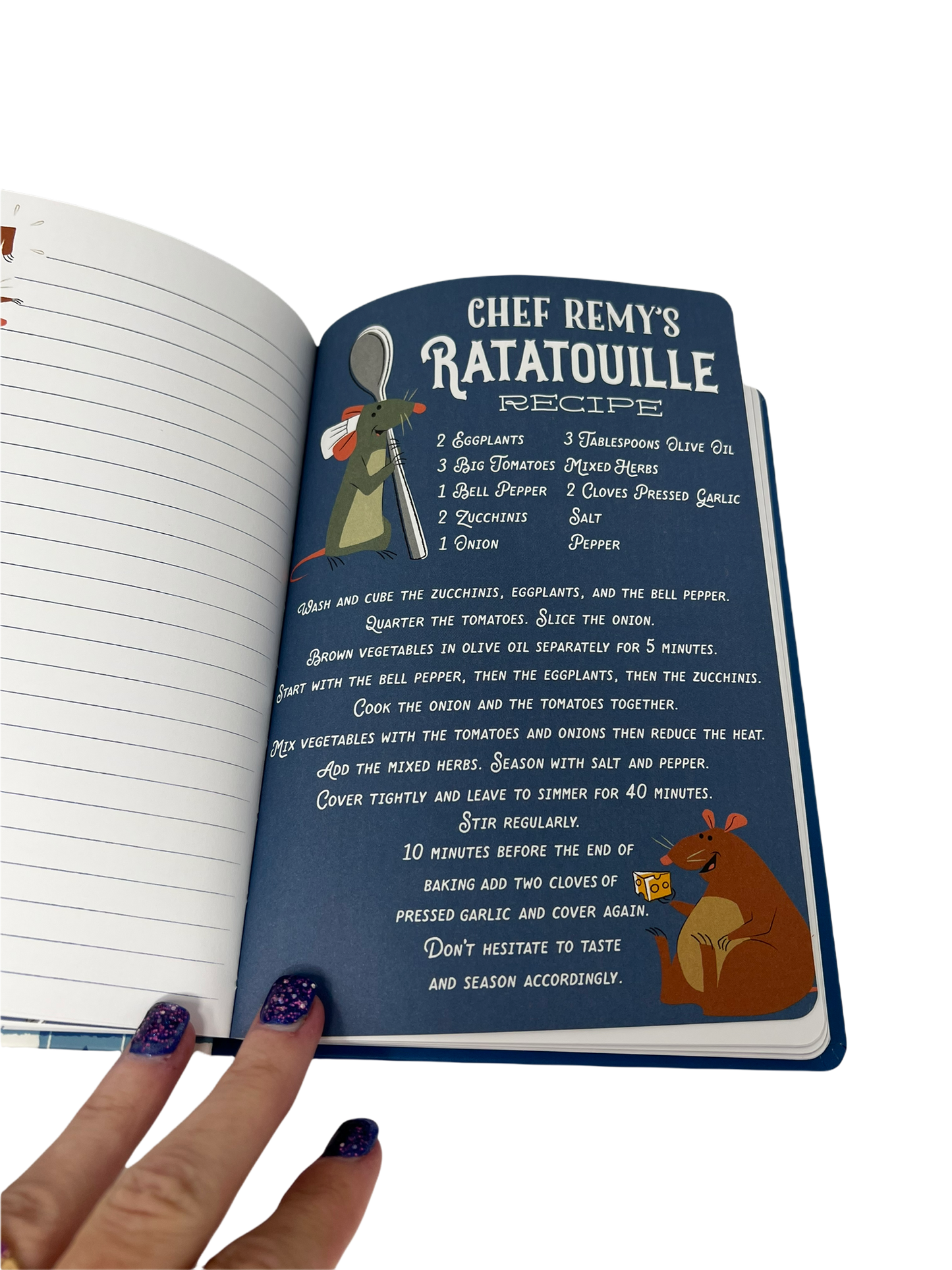 Disney Epcot Remy’s Ratatouille Adventure Notebook