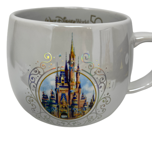 Walt Disney World 50th Anniversary Iridescent Castle Mug