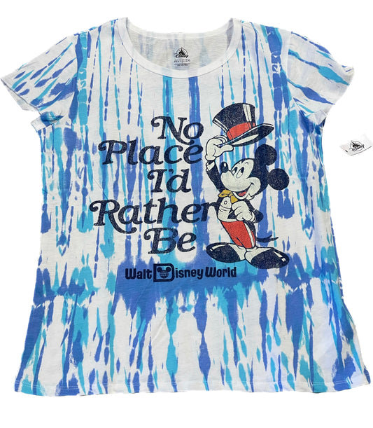 Walt Disney World Mickey Shirt Small-No Place I'd Rather Be